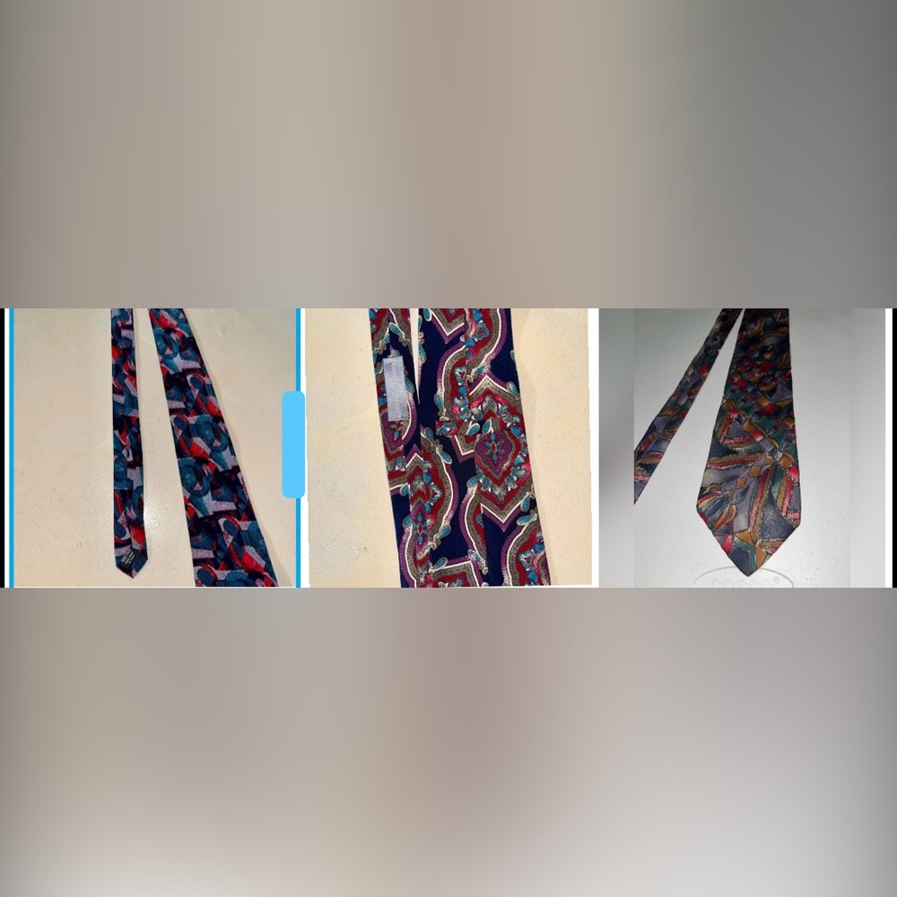 Bundle of 3 Abstract Neck Ties